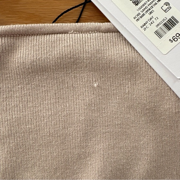 Dynamite cut out midi beige knit dress - Picture 7 of 8